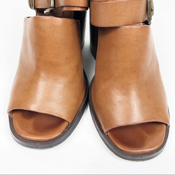 Forever21 | Congac Stacked Mule Slide Heel - Picture 7 of 8